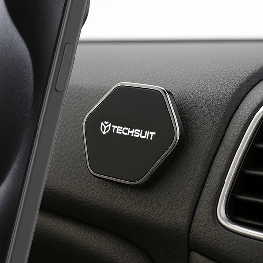 Magneettinen Auto Teline Techsuit HOLD210-C, Universaali, Musta