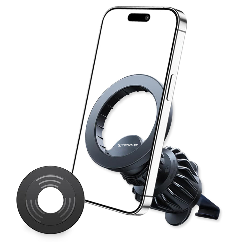Magneettinen Autoteline Techsuit S1, Universaali, Musta