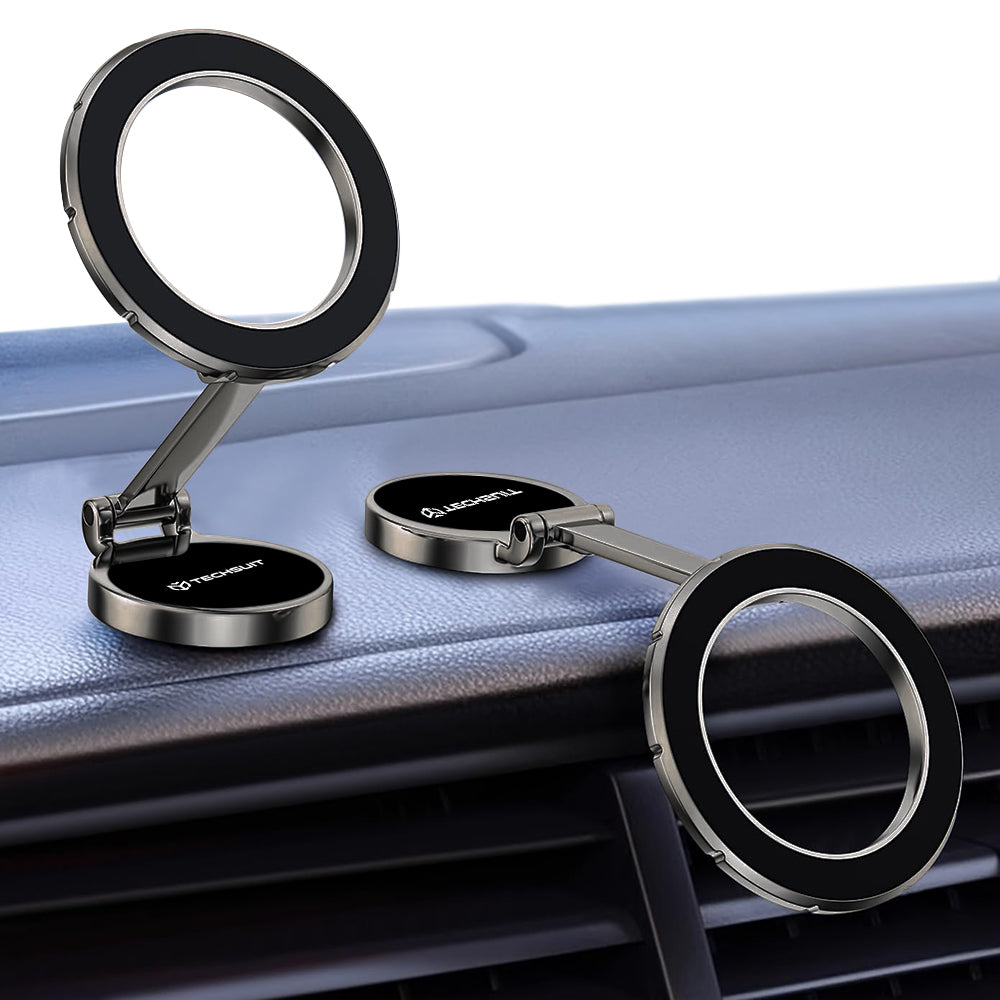 Magneettinen Auto Teline Techsuit S13, Universaali, Harmaa