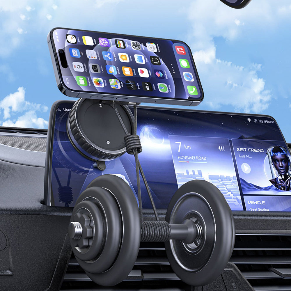 Magneettinen Auto Teline Techsuit S15, Universaali, Musta