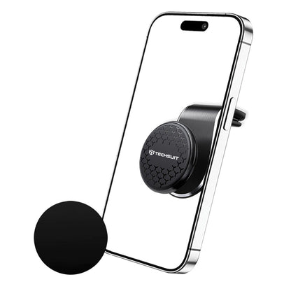 Magneettinen Auto Teline Techsuit S8, Universaali, Hopea