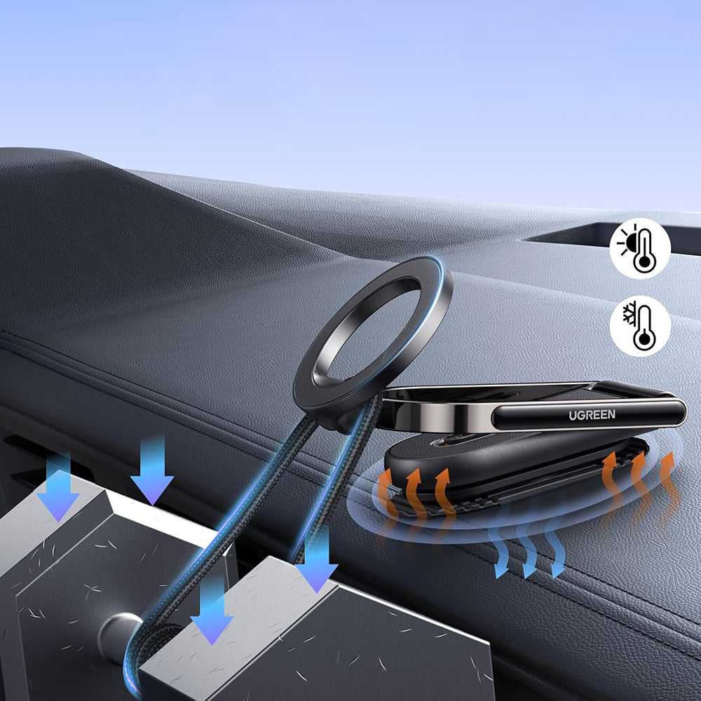 Magneettinen Autoteline UGREEN LP924 (65186), Universaali, Musta