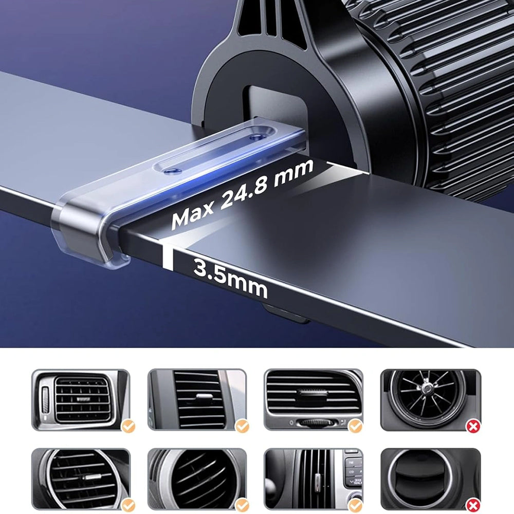 Magneettinen Autoteline UGREEN LP986 (85397), Universaali, Musta