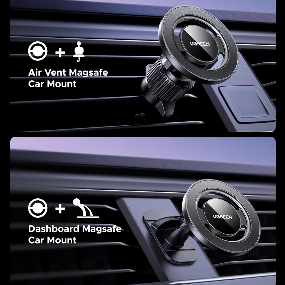 Magneettinen Autoteline UGREEN LP986 (85397), Universaali, Musta