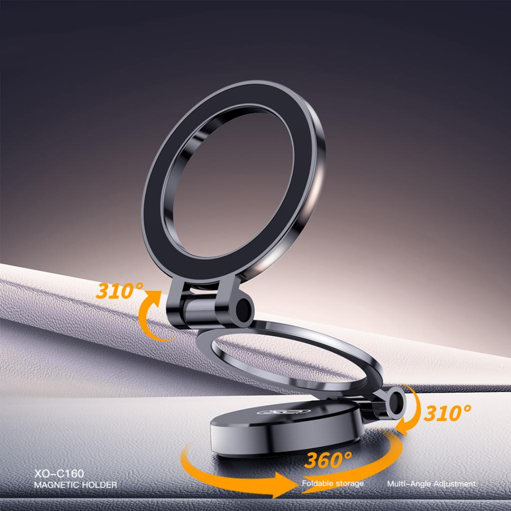 XO Design C160 magneettinen autokiinnike, universaali, musta
