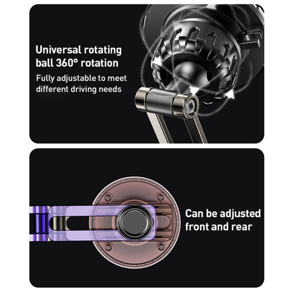 Magneettinen Autoteline Yesido C198, Universaali, Harmaa