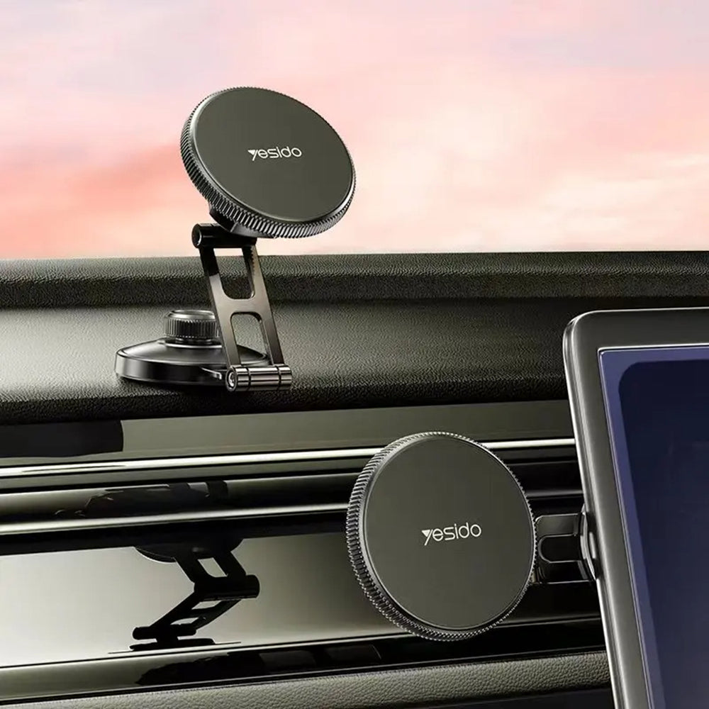 Magneettinen Autoteline Yesido C199, Universaali, Harmaa