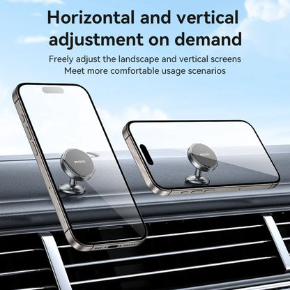 Magneettinen Autoteline Yesido C215, Universaali, Musta