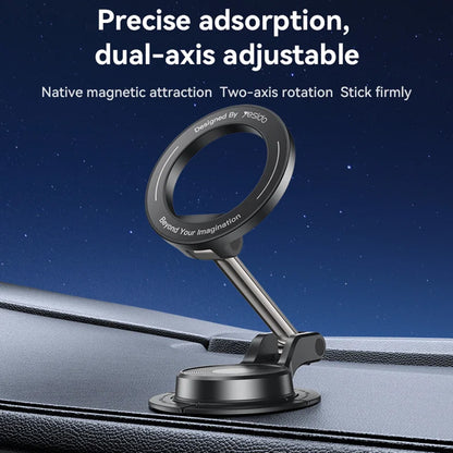 Magneettinen Autoteline Yesido C218, Universaali, Musta