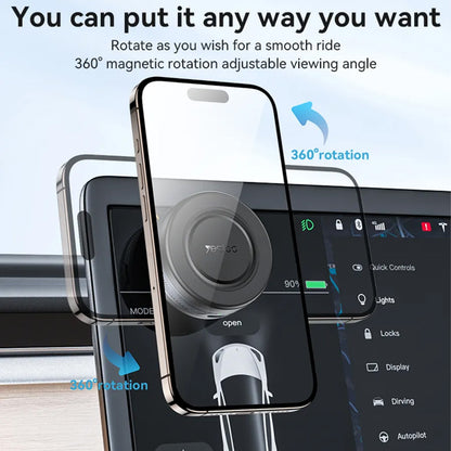 Magneettinen Autoteline Yesido C223, Universaali, Musta