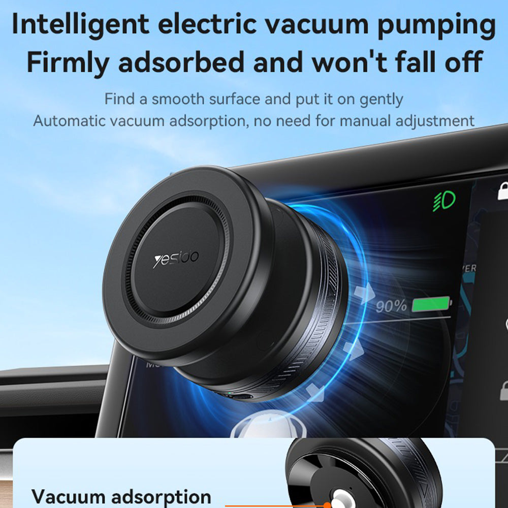 Magneettinen Autoteline Yesido C224, Universaali, Musta