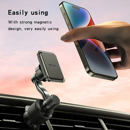 Magneettinen Autoteline Yesido C244, Universaali, Musta