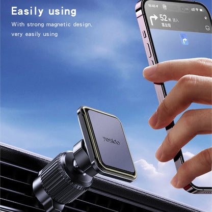 Magneettinen Autoteline Yesido C245, Universaali, Musta