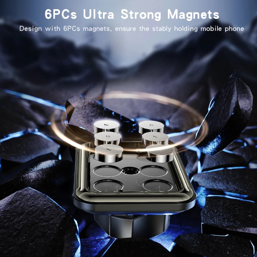 Magneettinen Autoteline Yesido C246, Universaali, Musta