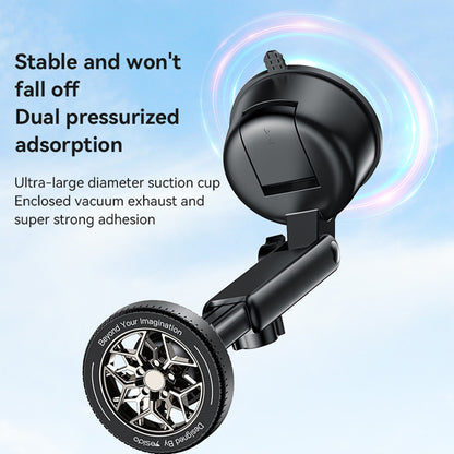 Magneettinen Autoteline Yesido C266, Universaali, Musta