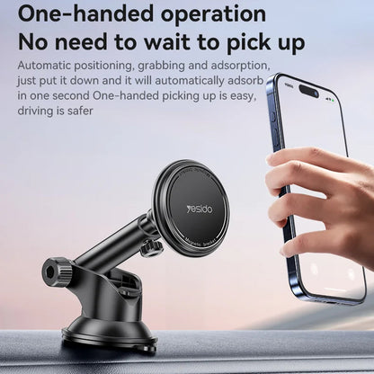 Magneettinen Autoteline Yesido C269, Universaali, Musta