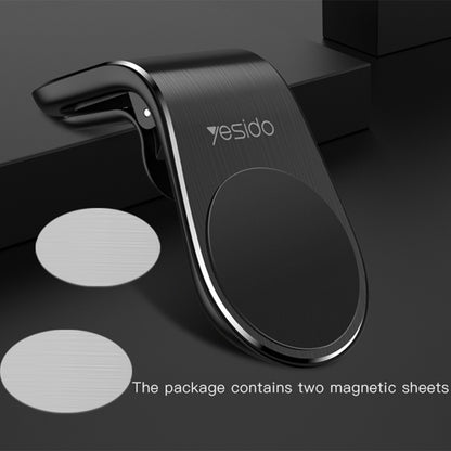 Yesido C64 Magnetic Car Holder, Universal, Black