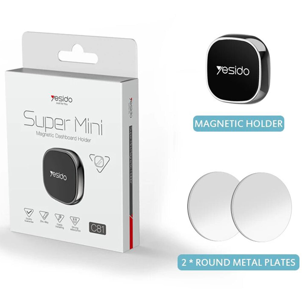 Magneettinen Autoteline Yesido C81, Universaali, Harmaa