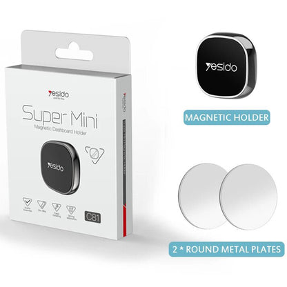 Magneettinen Autoteline Yesido C81, Universaali, Harmaa