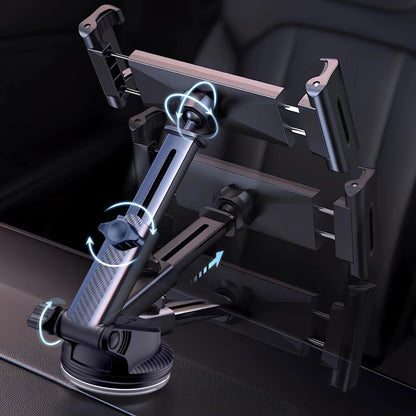 Auto Tech-Protect V4 -teline tabletille, 141mm - 280mm, Musta