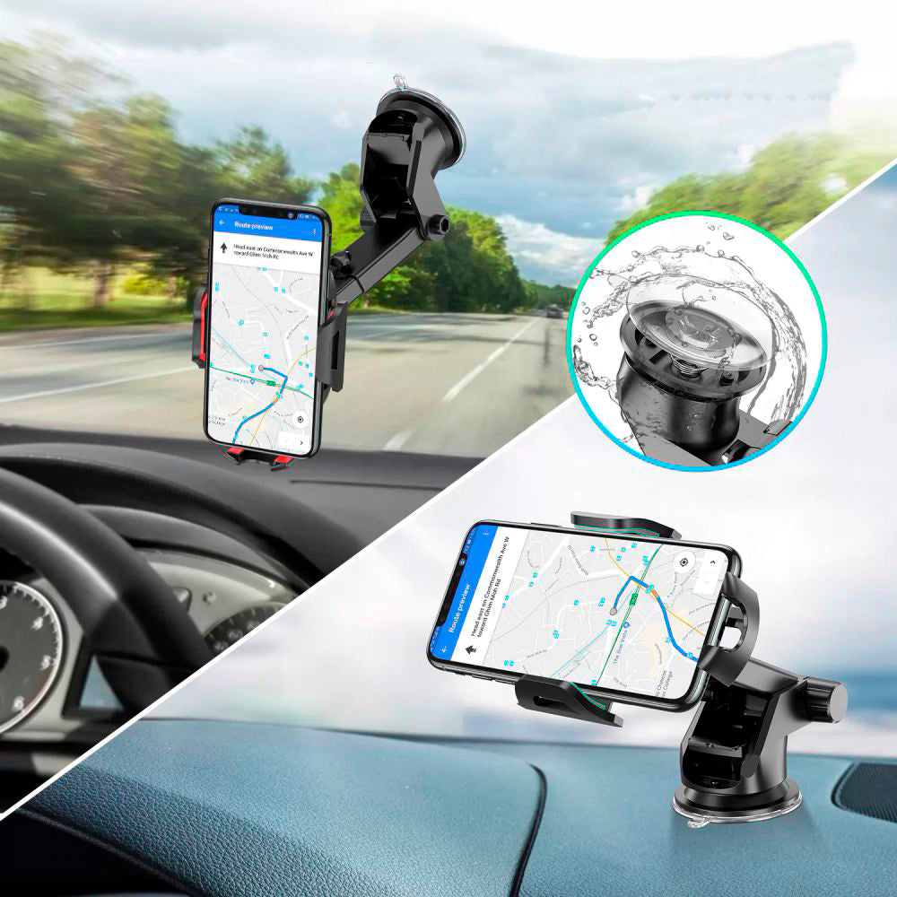 Auto Teline Techsuit S113, Universaali, Musta