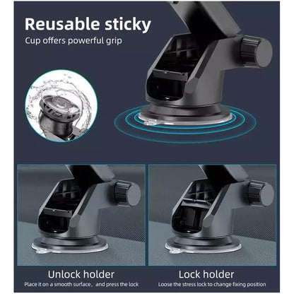 Auto Teline Techsuit S113, Universaali, Musta