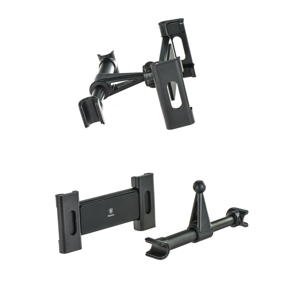 Baseus BackSeat auton niskatuki puhelimelle / tabletille, 4,7 tuumaa - 12,9 tuumaa, musta, uudelleenpakattu SUHZ-01