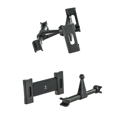 Baseus BackSeat auton niskatuki puhelimelle / tabletille, 4,7 tuumaa - 12,9 tuumaa, musta, uudelleenpakattu SUHZ-01