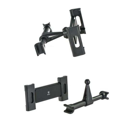 Baseus BackSeat auton niskatuki puhelimelle / tabletille, 4,7 tuumaa - 12,9 tuumaa, musta, uudelleenpakattu SUHZ-01