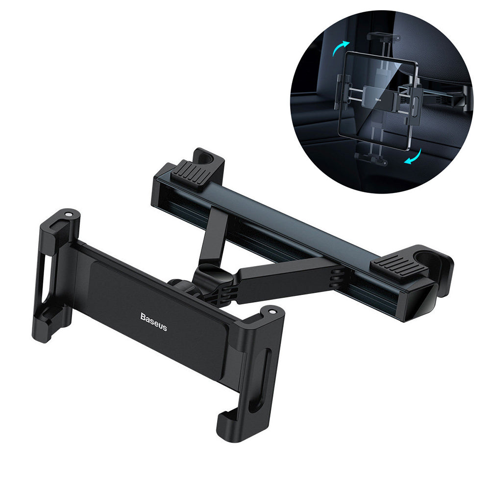 Baseus Joyride Headrest Car Holder for Phone / Tablet, 4.7inch - 12.3inch, Black SUTQ000001