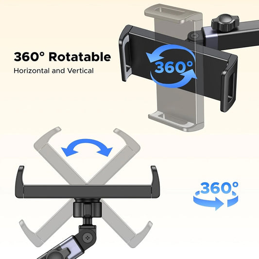UGREEN LP904 Autoteline Niskatuelle (55443), 4.7 tuumaa - 9.8 tuumaa, Musta