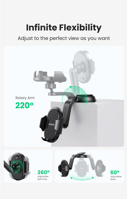 UGREEN LP405 Autoteline, Universaali, Musta