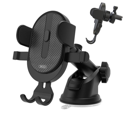 XO Design C60 2in1 Autoteline, 4 tuumaa - 6 tuumaa, Musta