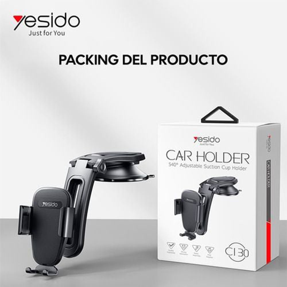 Yesido C130 Universal Car Holder, Black