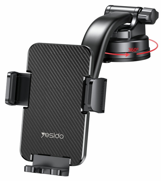 Yesido C172 Autoteline, 4 tuumaa - 7 tuumaa, Musta