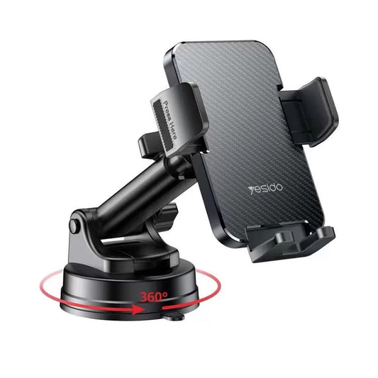 Autoteline Yesido C173, 4.7 tuumaa - 7.2 tuumaa, Musta