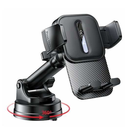 Auto Teline Yesido C174, 4 tuumaa - 6.7 tuumaa, Musta