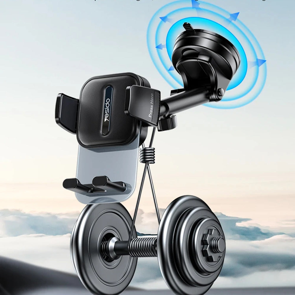 Auto Teline Yesido C261, Universaali, Musta