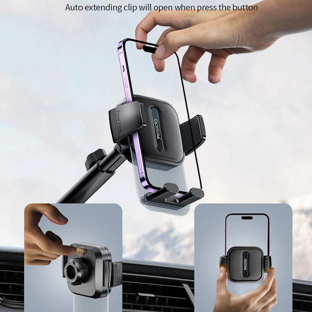 Auto Teline Yesido C261, Universaali, Musta