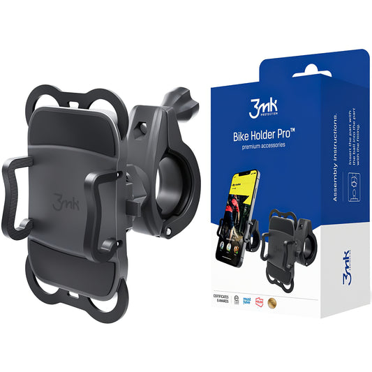 3MK Holder Pro -pyöräteline, universaali, musta