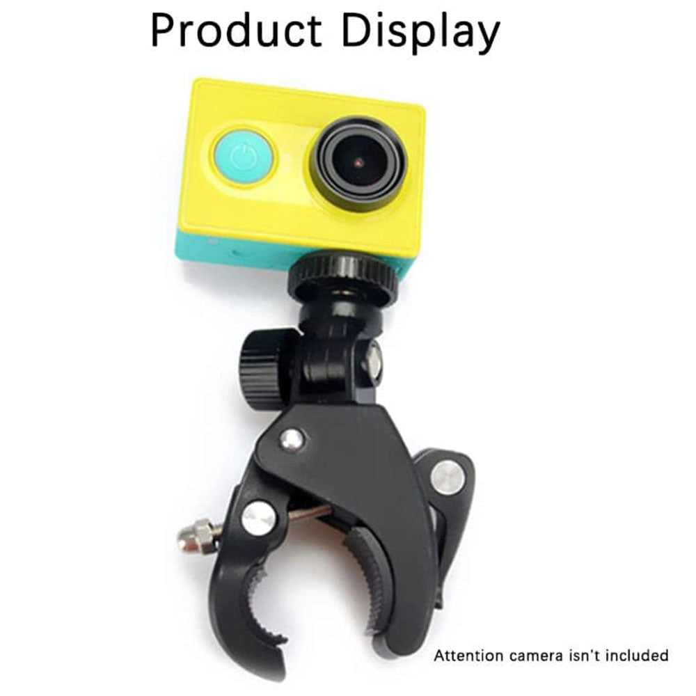 Techsuit CAL07 urheilukameran pyöräteline GoProlle, musta