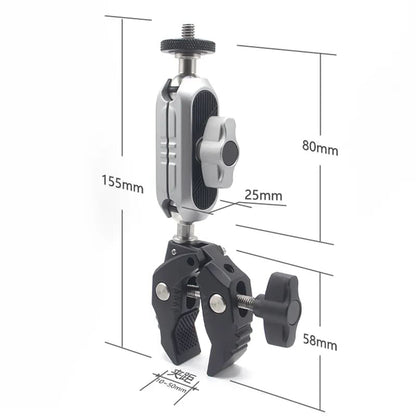 Pyörän urheilukameran pidike Techsuit JX-006 GoProlle, musta