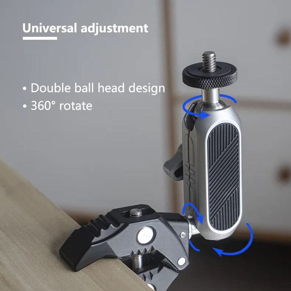 Pyörän urheilukameran pidike Techsuit JX-006 GoProlle, musta