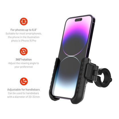 Pyöräteline Fixed FIXBIP, Universaali, Musta