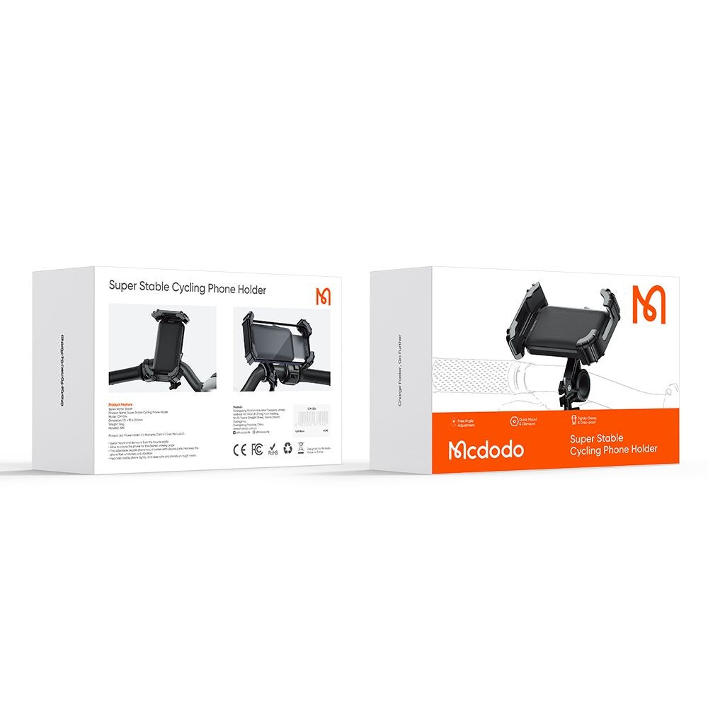 McDodo CM-5240 Basalt -pyöräteline, 4.2 tuumaa - 6.5 tuumaa, Musta