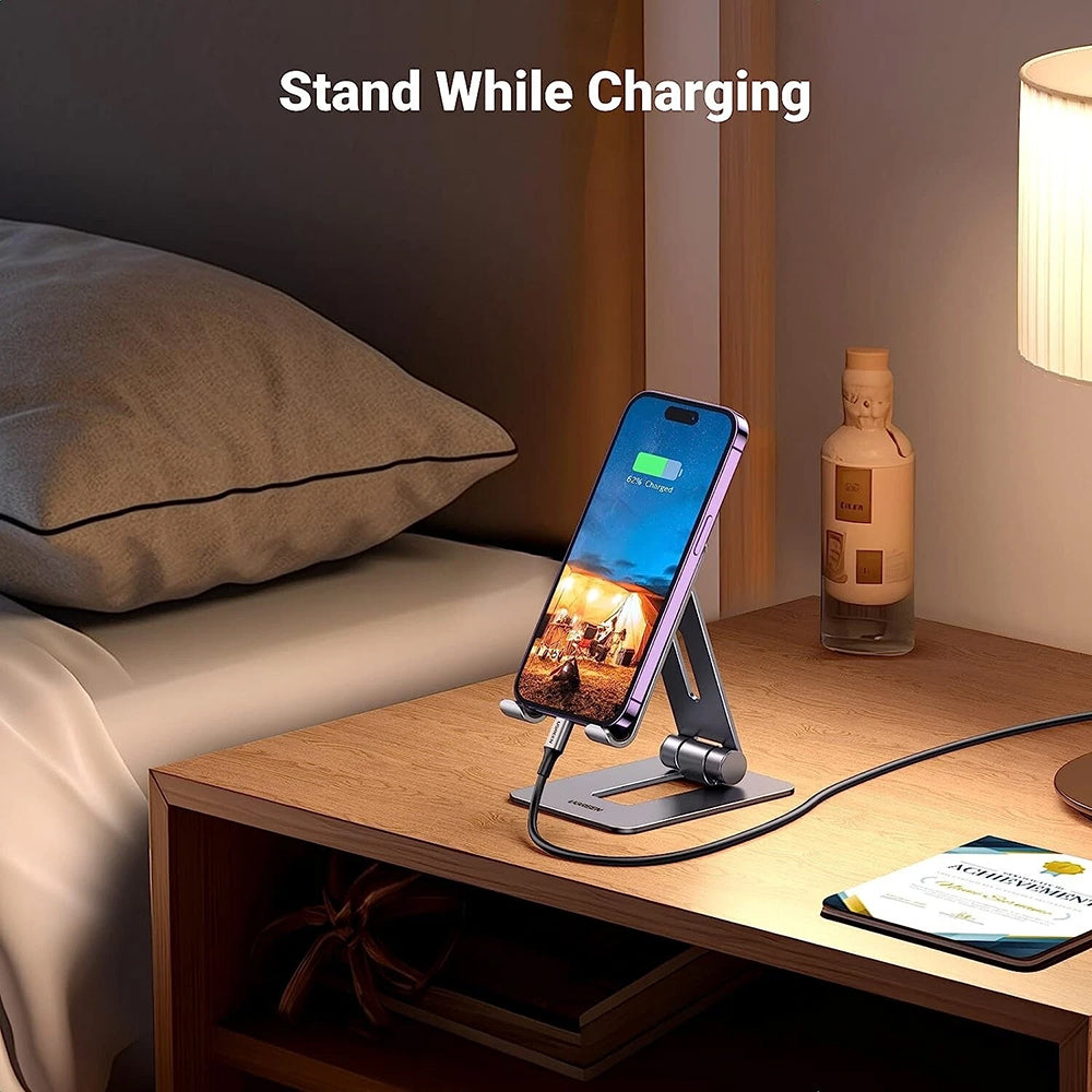 UGREEN LP678 (15608) pöytäteline, 4 tuumaa - 7.9 tuumaa, Harmaa