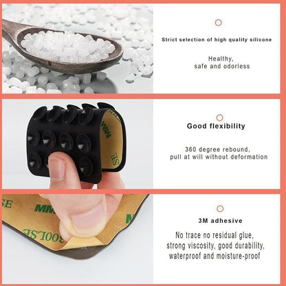 Techsuit SR-PAD Suction Cup Holder, Red