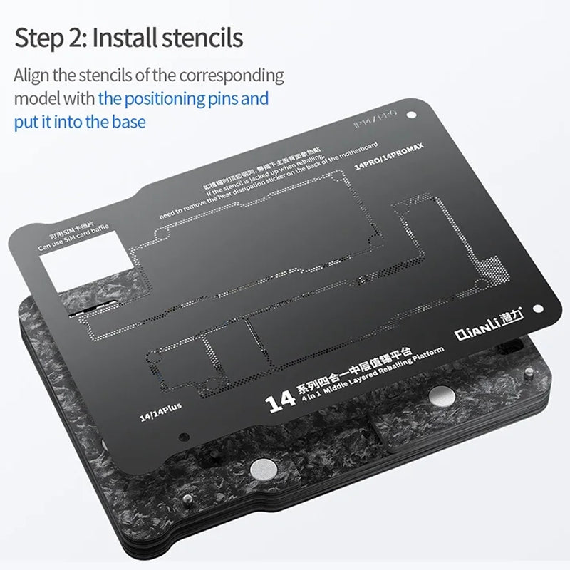 QIANLI-magneettinen PCB-työteline Apple iPhone 15 -sarjalle