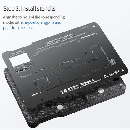 QIANLI-magneettinen PCB-työteline Apple iPhone 15 -sarjalle