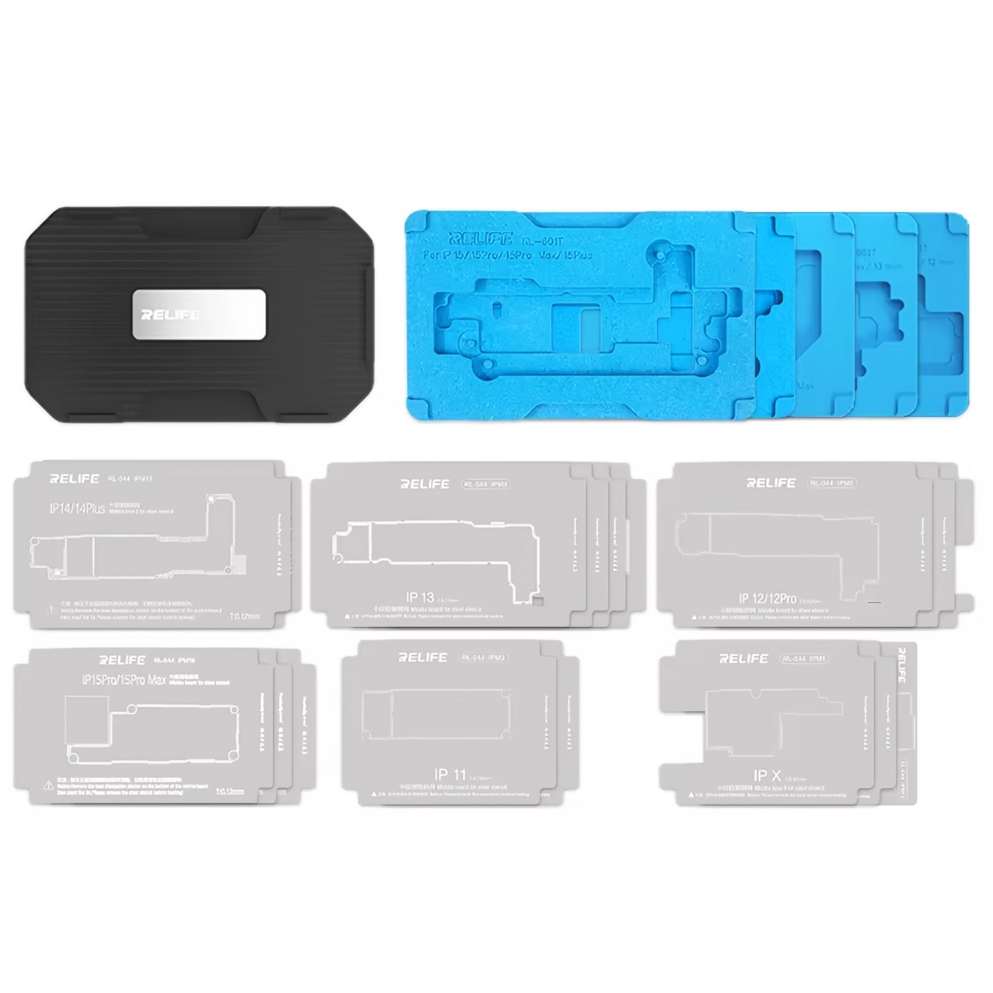 Reballing-tukialusta Relife RL-601T Apple iPhone X - 15 -sarjoille